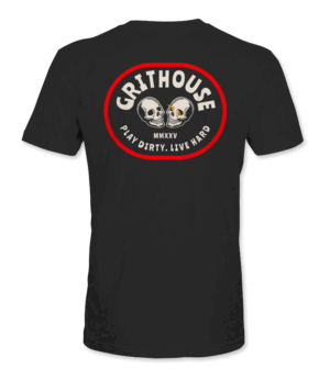 Grithouse Play Dirty Skull Badge
